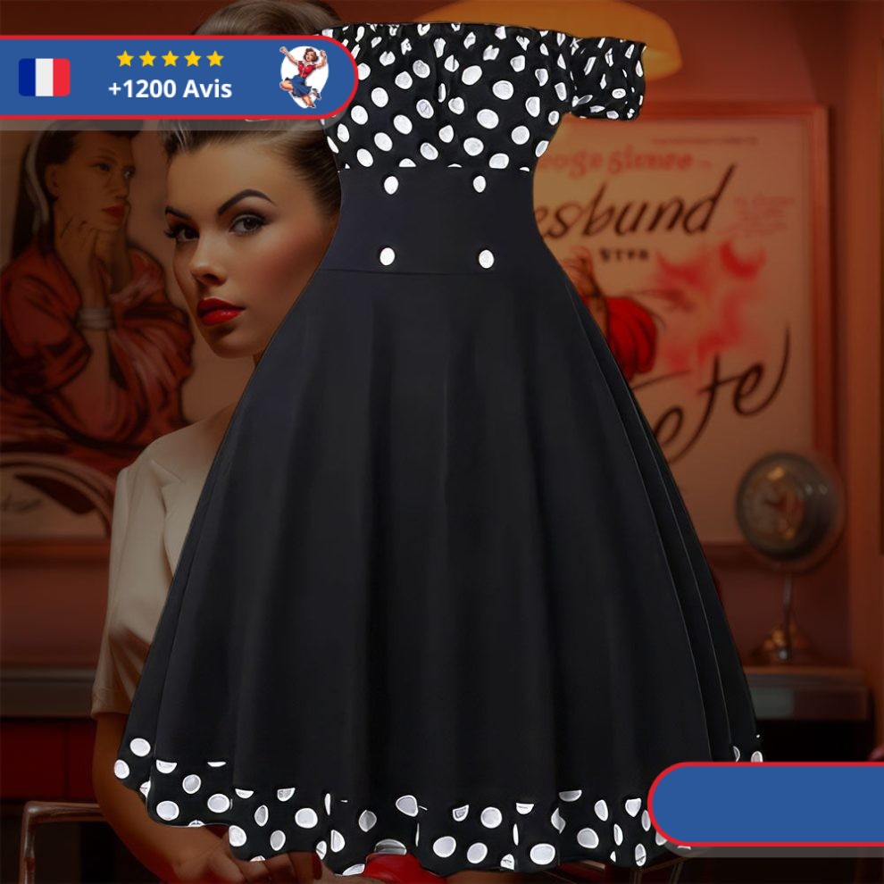 Robe Pin Up Ann 233 Es 50 Rockabilly Vintage Belsira Bella Robe Pin Up